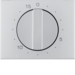 16347103 Zentralstück für mechanische Zeitschaltuhr Berker K.5, Alu,  Aluminium eloxiert