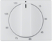 16350069 Centre plate for mechanical timer Berker Arsys,  polar white glossy