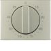 16357104 Centre plate for mechanical timer Berker K.5, stainless steel,  metal matt finish