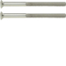 189513 Two-hole screws 2 x M3.5 x 50 mm Berker TS,  stainless steel matt,  brushed nickel