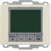 20440002 Thermostat,  NO contact,  with centre plate Time-controlled,  Berker Arsys,  white glossy