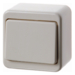 300640 Change-over switch surface-mounted Surface-mounted,  white glossy