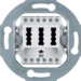 454409 TAE socket outlet 2x6/6 NFF Communication technology,  polar white matt