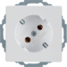 47276089 SCHUKO socket outlet 45° Berker Q.1/Q.3/Q.7/Q.9, polar white velvety