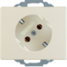 47280002 SCHUKO socket outlet 45° Berker Arsys,  white glossy