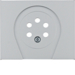 6710257003 Centre plate for RTT socket outlet "Belgium" Berker K.5