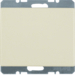 6710450002 Blind plug with centre plate,  base and spreader claws Berker Arsys,  white glossy