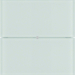 75162090 B.IQ push-button 2gang KNX - Berker B.IQ,  glass polar white