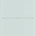 75162590 B.IQ push-button 2gang comfort KNX - Berker B.IQ,  glass polar white