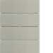 75164093 B.IQ push-button 4gang KNX - Berker B.IQ,  Stainless steel,  metal brushed