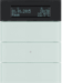 75663590 B.IQ push-button 3gang with thermostat Display,  KNX - Berker B.IQ,  glass polar white