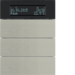 75663593 B.IQ push-button 3gang with thermostat Display,  KNX - Berker B.IQ,  Stainless steel,  metal brushed