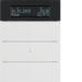 75663599 B.IQ push-button 3gang with thermostat Display,  KNX - Berker B.IQ,  polar white matt