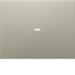 80960273 Abdeckung für Tastsensor-Modul 1fach mit klarer Linse,  KNX - Berker K.1/K.5, edelstahl matt,  lackiert