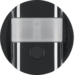 85341231 IR motion detector comfort 1.1 m Berker R.1/R.3/R.8/Serie 1930/R.classic,  black glossy