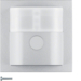 85345183 KNX radio motion detector comfort 1.1 m quicklink Berker S.1/B.3/B.7, aluminium,  matt,  lacquered