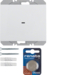 85655279 KNX radio wall-transmitter 1gang flat quicklink Berker K.1, polar white glossy