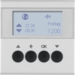 85745183 KNX radio blind time switch quicklink with display,  Berker S.1/B.3/B.7, aluminium,  matt,  lacquered