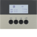 85745273 KNX radio timer quicklink with display,  Berker K.5, stainless steel matt,  lacquered
